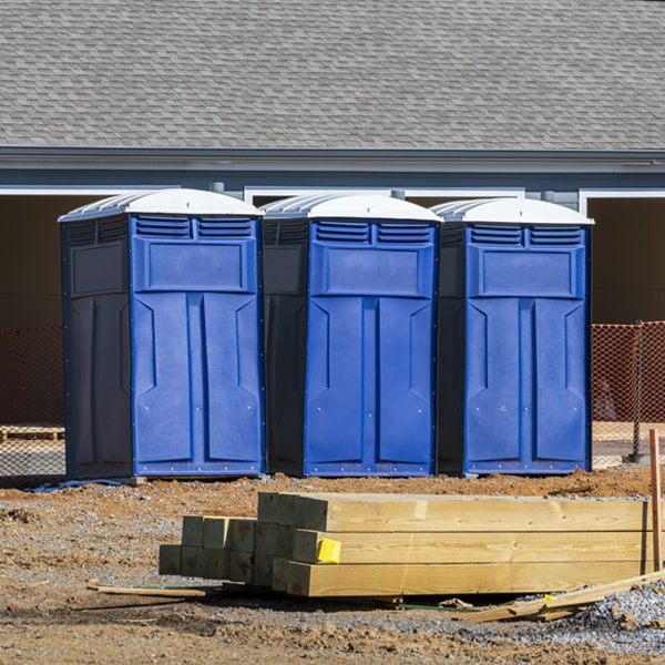 how do you dispose of waste after the portable restrooms have been emptied in Lake Hughes California